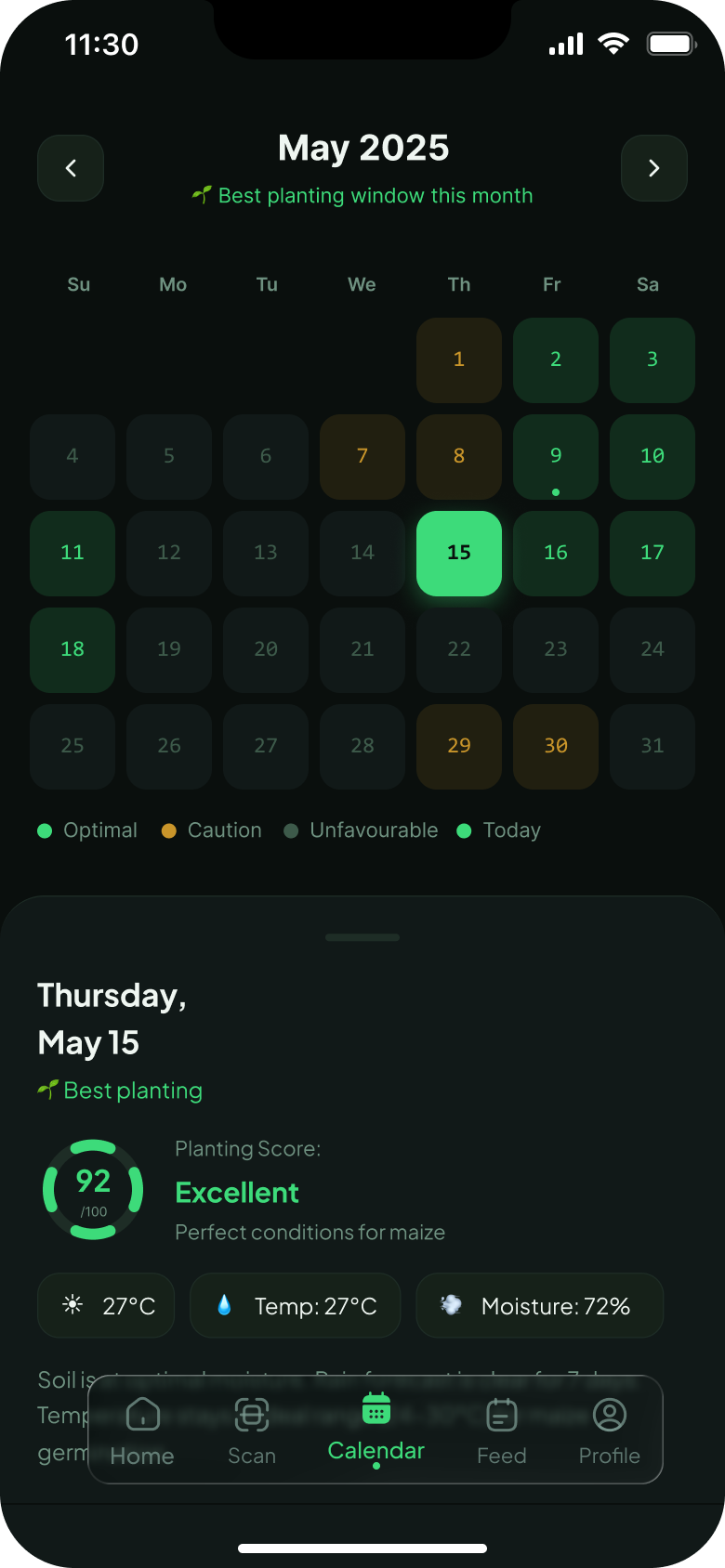 Smart Planting Calendar preview